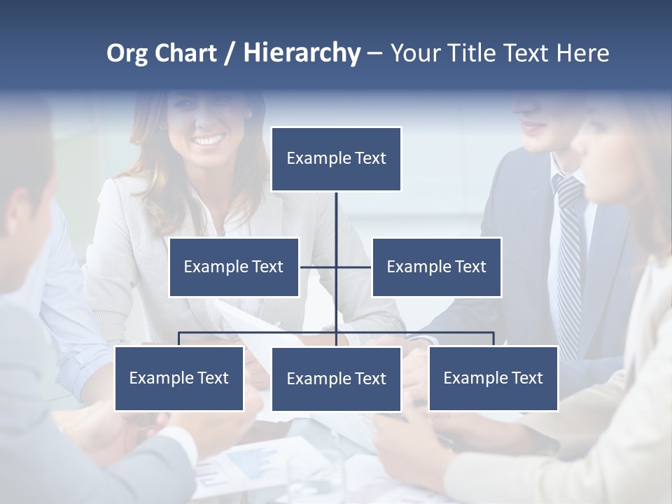 Training Woman Business PowerPoint Template