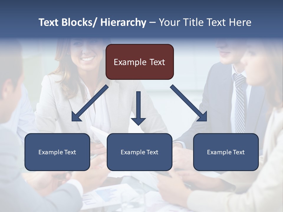 Training Woman Business PowerPoint Template