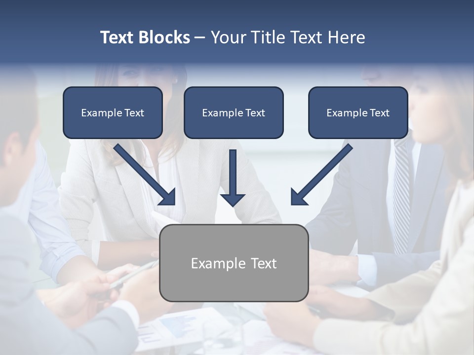 Training Woman Business PowerPoint Template