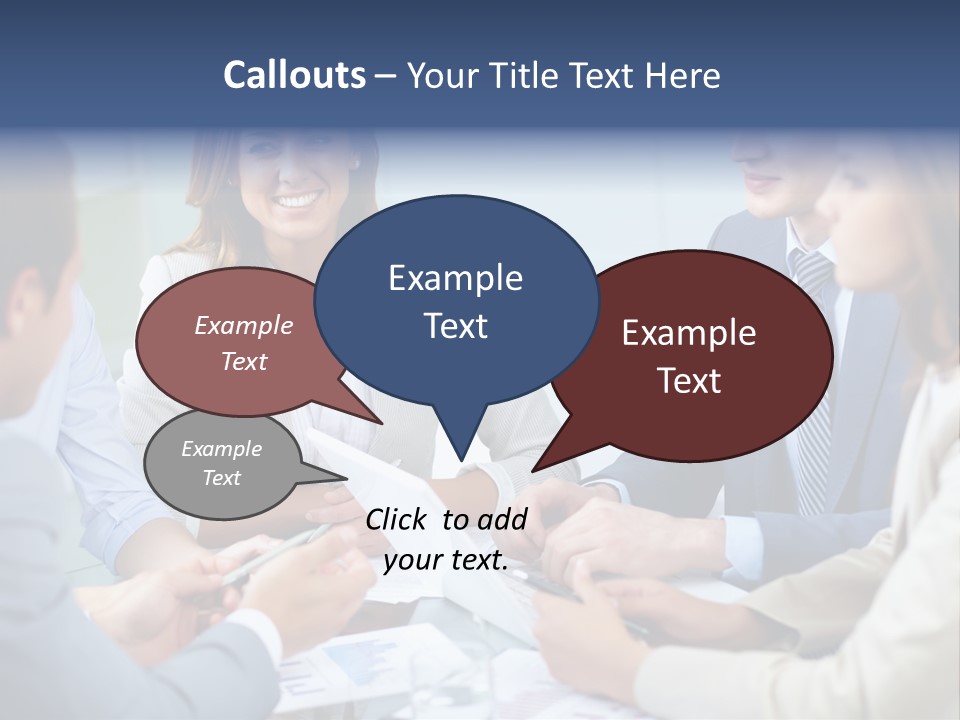 Training Woman Business PowerPoint Template