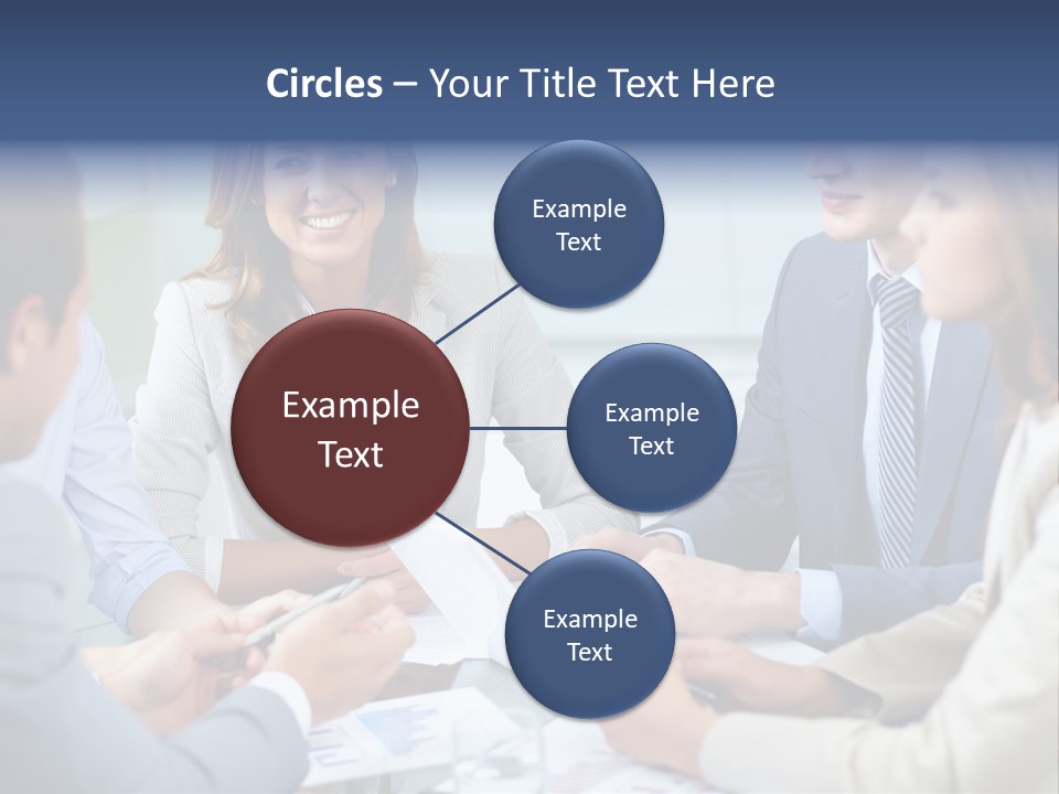 Training Woman Business PowerPoint Template