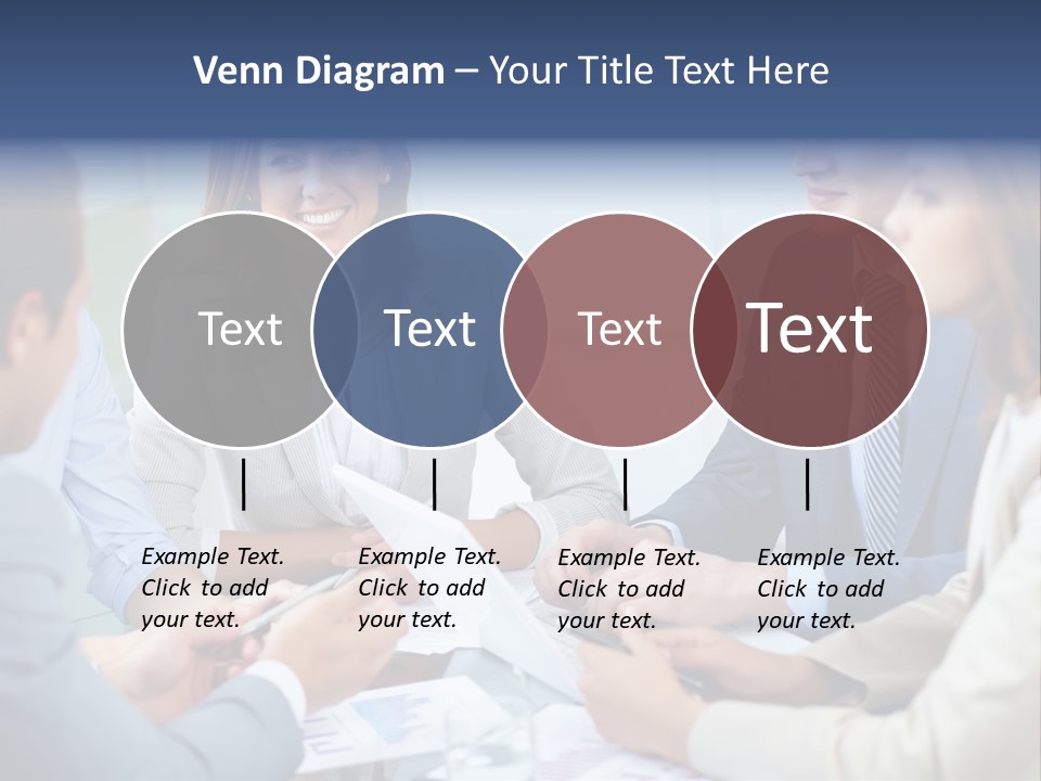 Training Woman Business PowerPoint Template