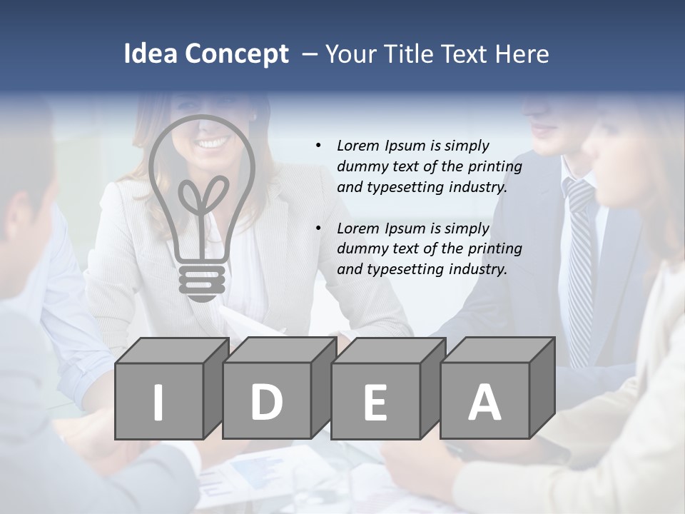 Training Woman Business PowerPoint Template