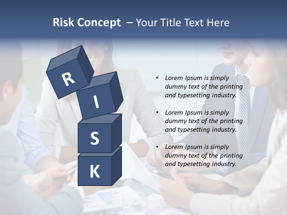 Training Woman Business PowerPoint Template