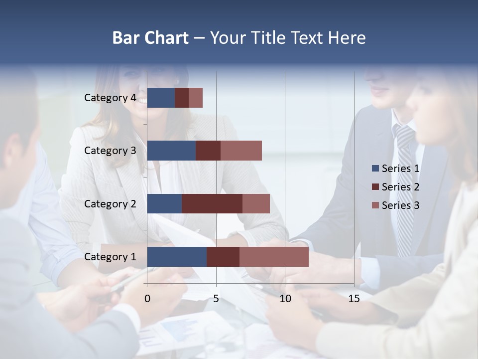 Training Woman Business PowerPoint Template