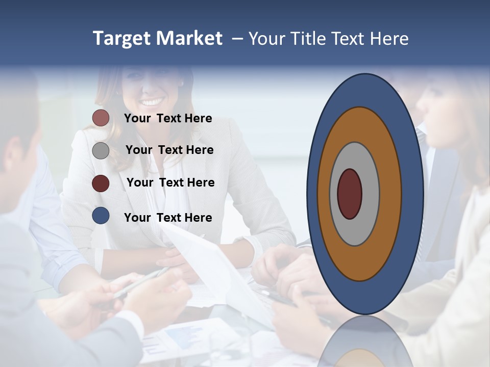 Training Woman Business PowerPoint Template