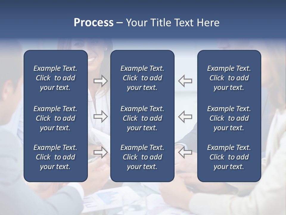 Training Woman Business PowerPoint Template