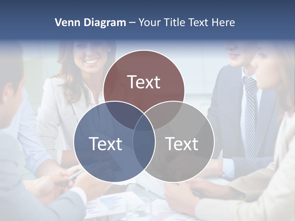 Training Woman Business PowerPoint Template