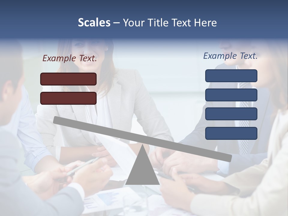 Training Woman Business PowerPoint Template