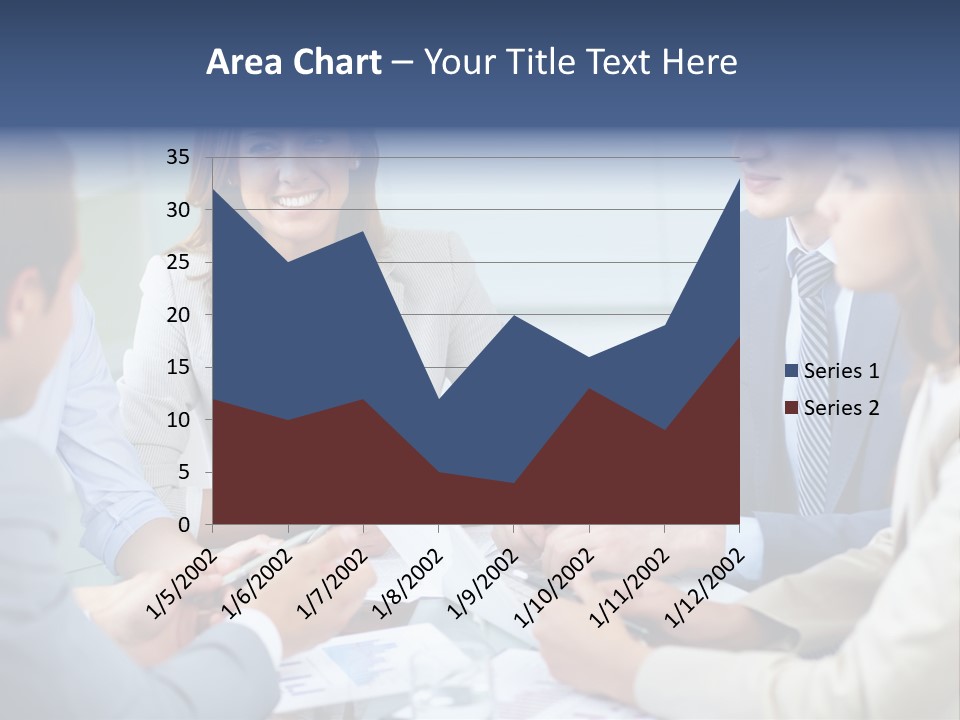 Training Woman Business PowerPoint Template