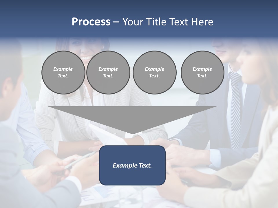 Training Woman Business PowerPoint Template