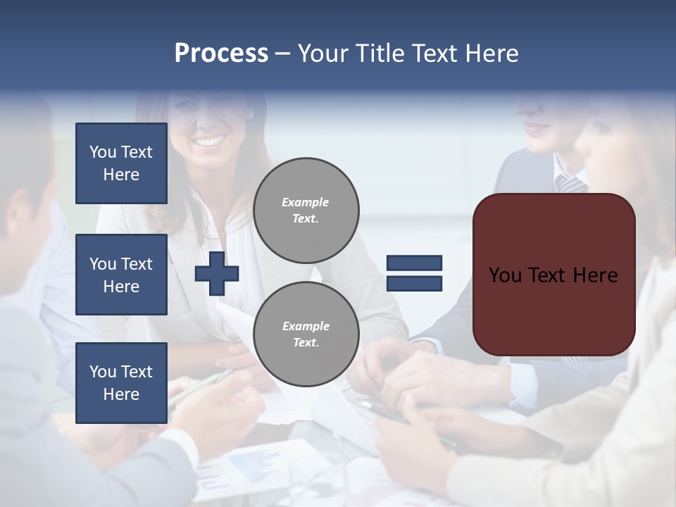 Training Woman Business PowerPoint Template