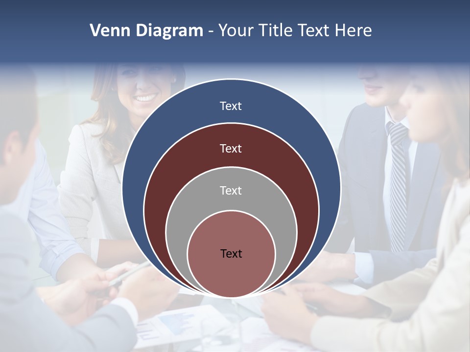 Training Woman Business PowerPoint Template