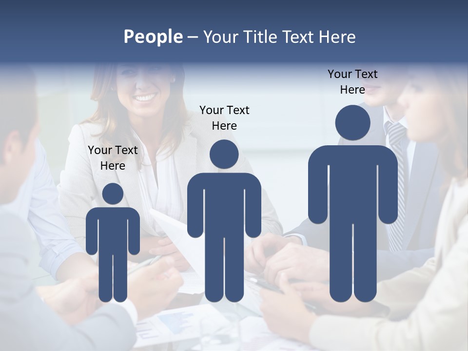 Training Woman Business PowerPoint Template