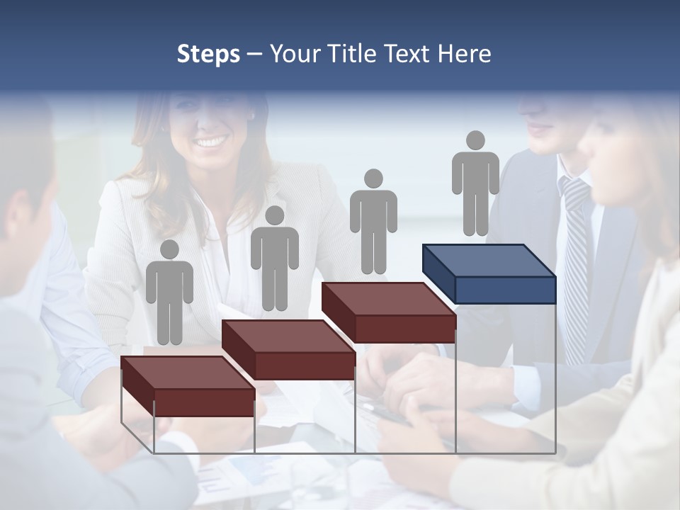 Training Woman Business PowerPoint Template