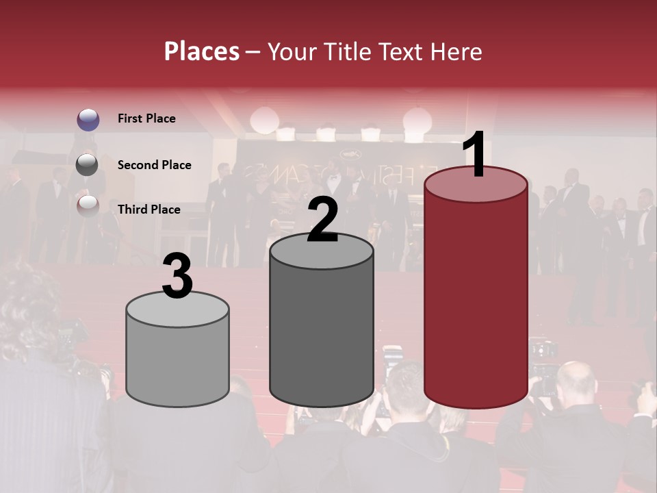 Many Picture White PowerPoint Template