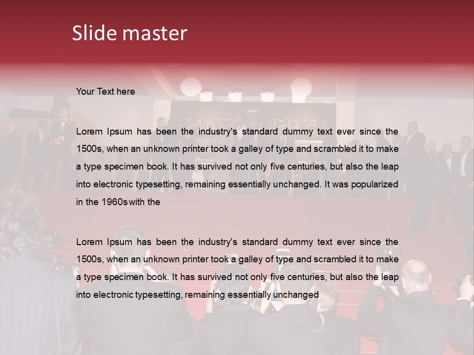 Many Picture White PowerPoint Template