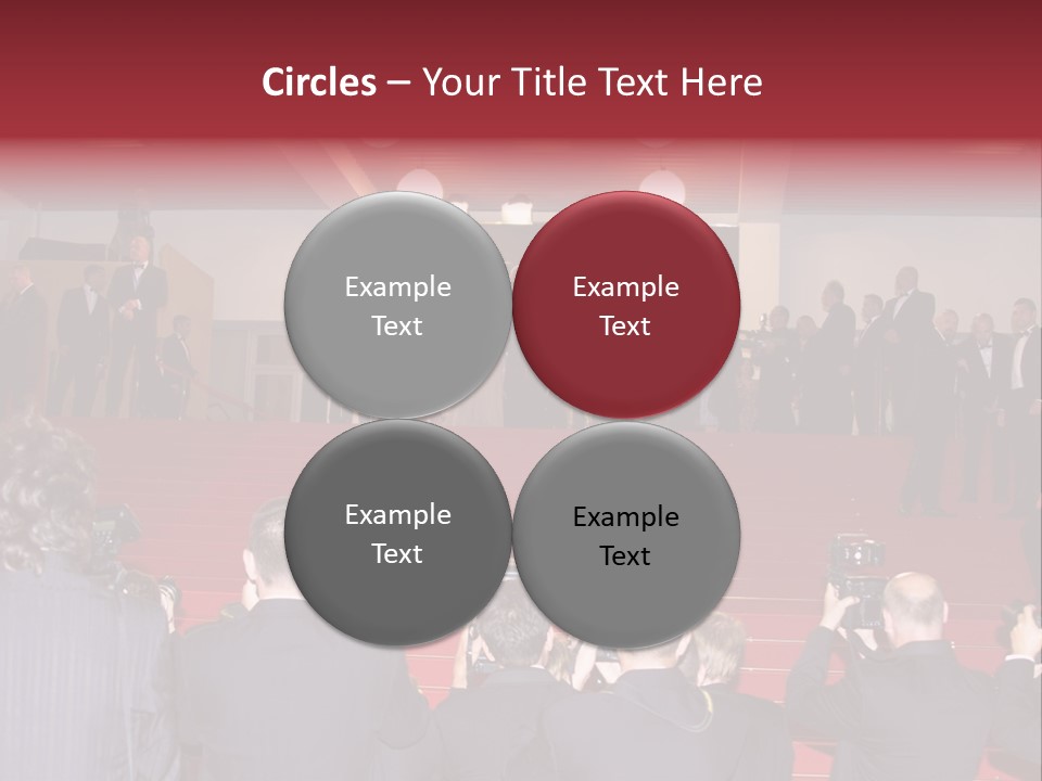 Many Picture White PowerPoint Template