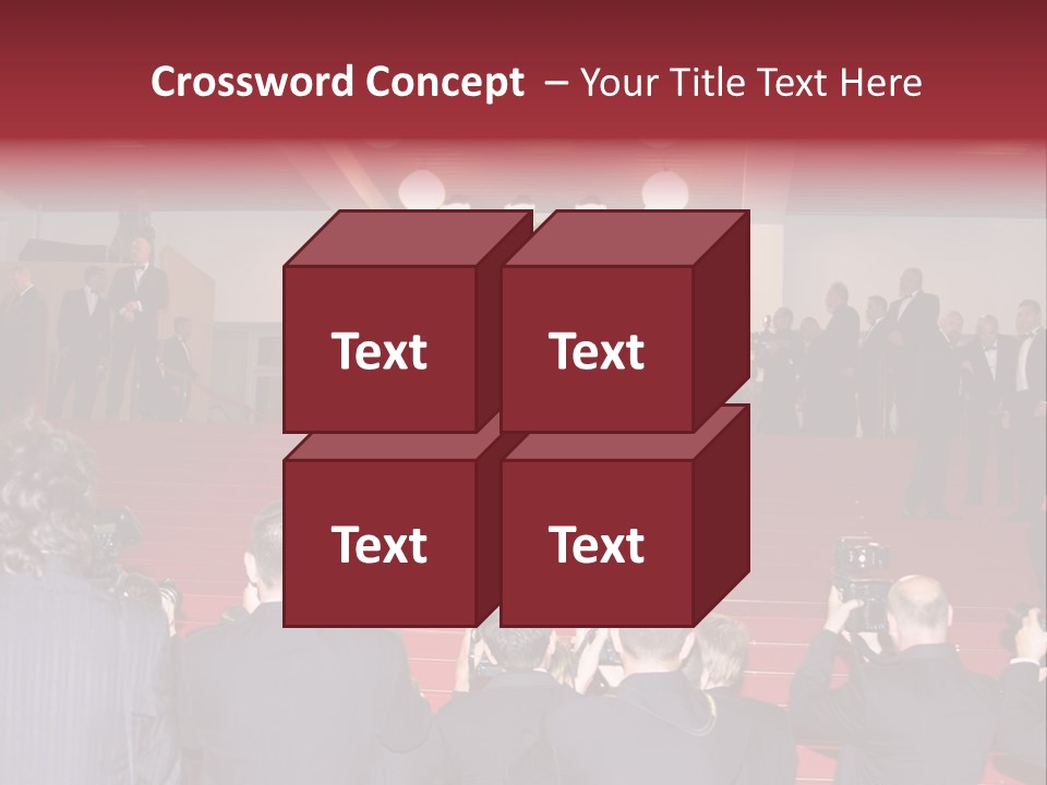 Many Picture White PowerPoint Template