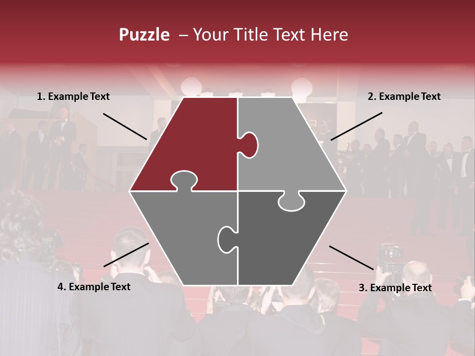 Many Picture White PowerPoint Template