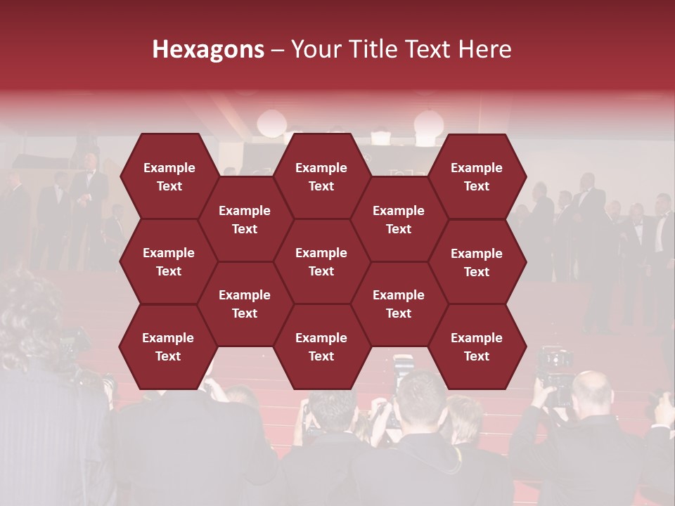 Many Picture White PowerPoint Template