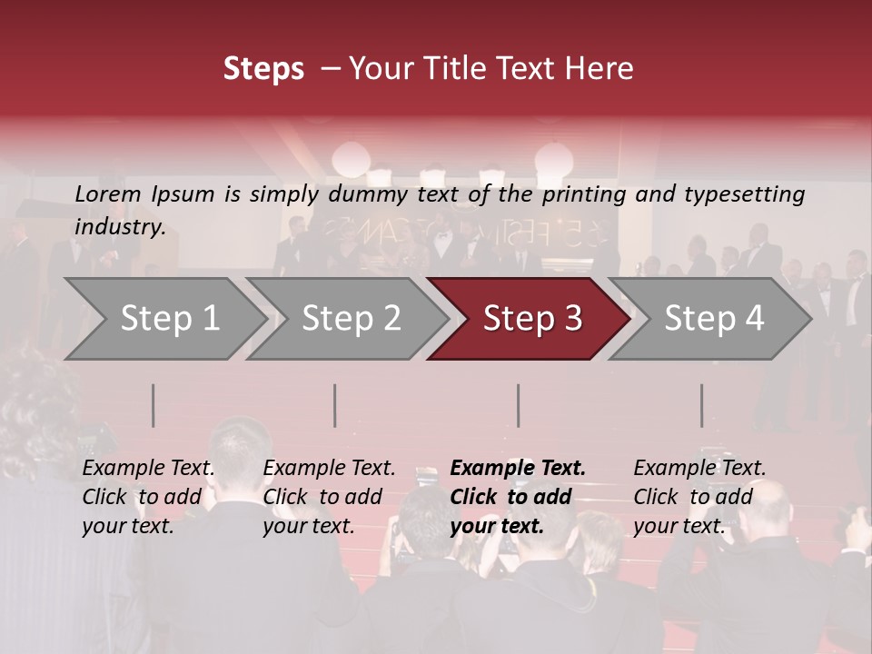 Many Picture White PowerPoint Template