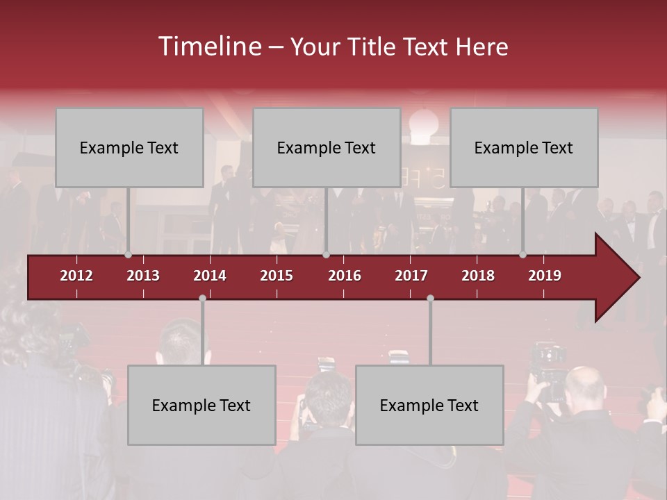 Many Picture White PowerPoint Template