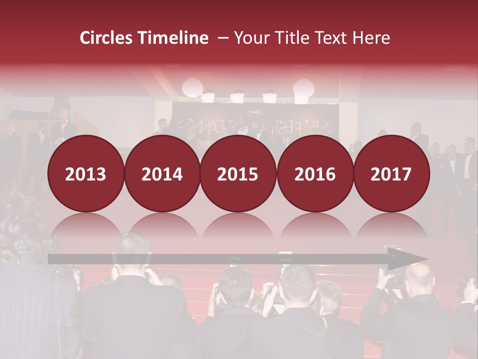 Many Picture White PowerPoint Template