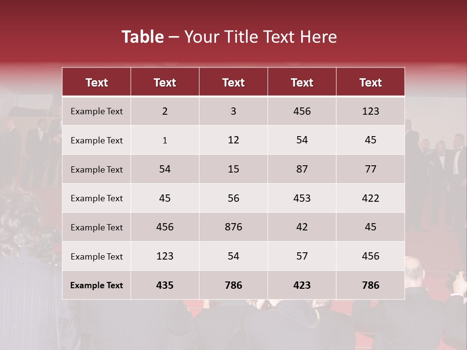 Many Picture White PowerPoint Template