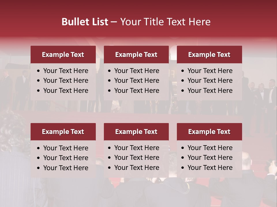 Many Picture White PowerPoint Template