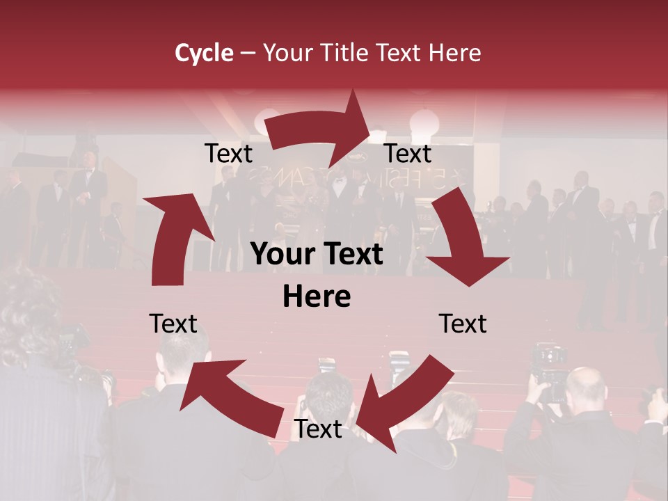 Many Picture White PowerPoint Template