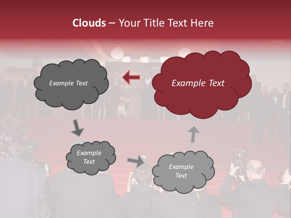 Many Picture White PowerPoint Template