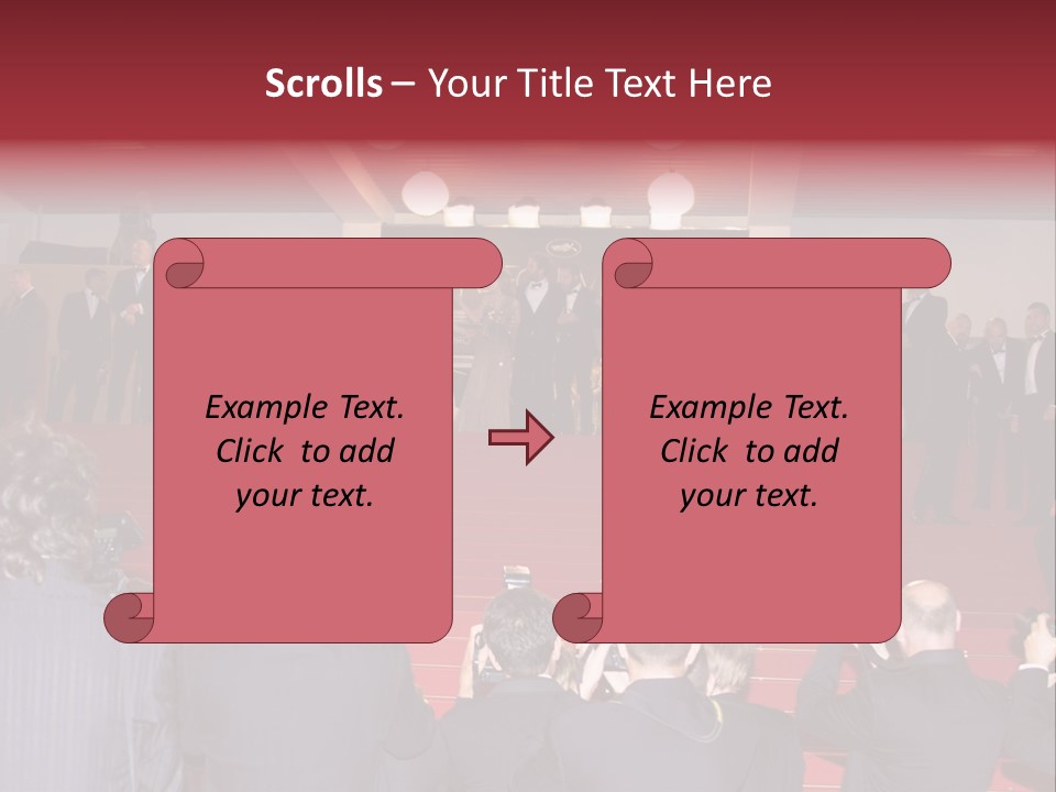 Many Picture White PowerPoint Template