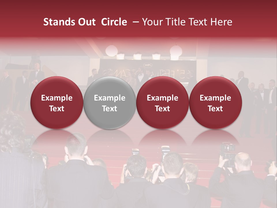 Many Picture White PowerPoint Template