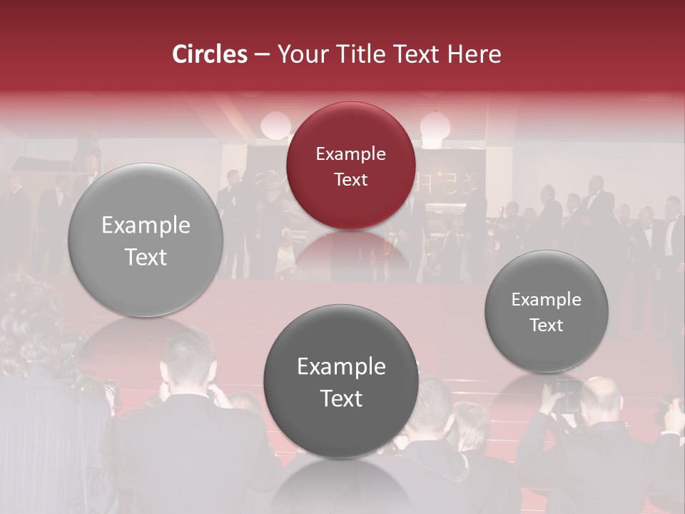 Many Picture White PowerPoint Template