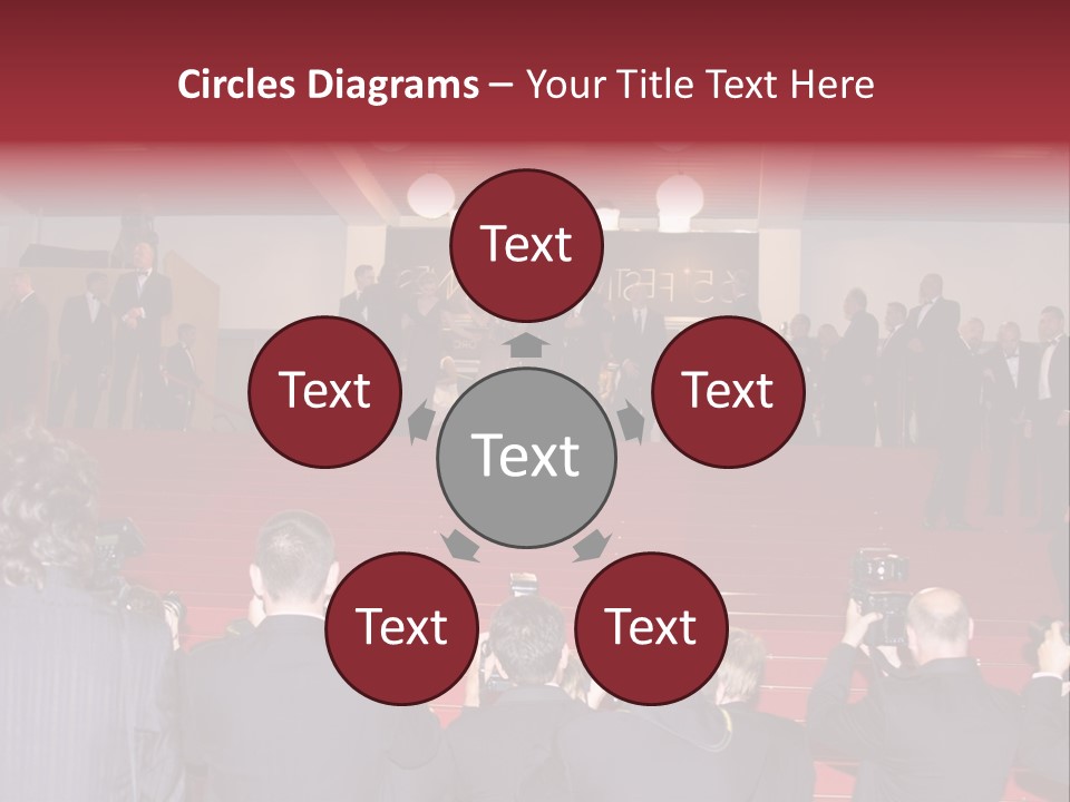 Many Picture White PowerPoint Template