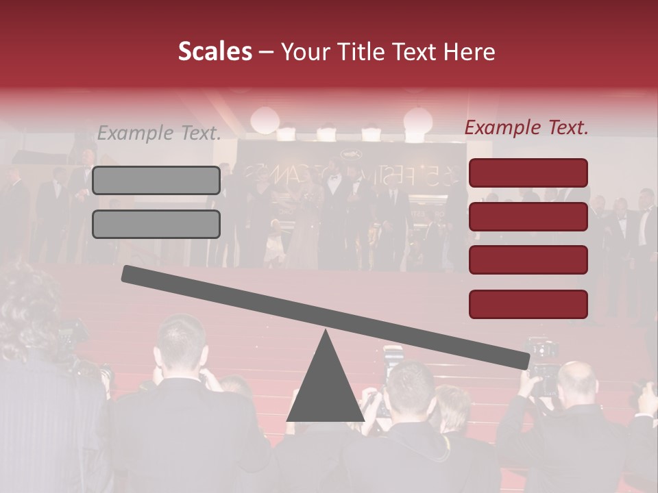 Many Picture White PowerPoint Template