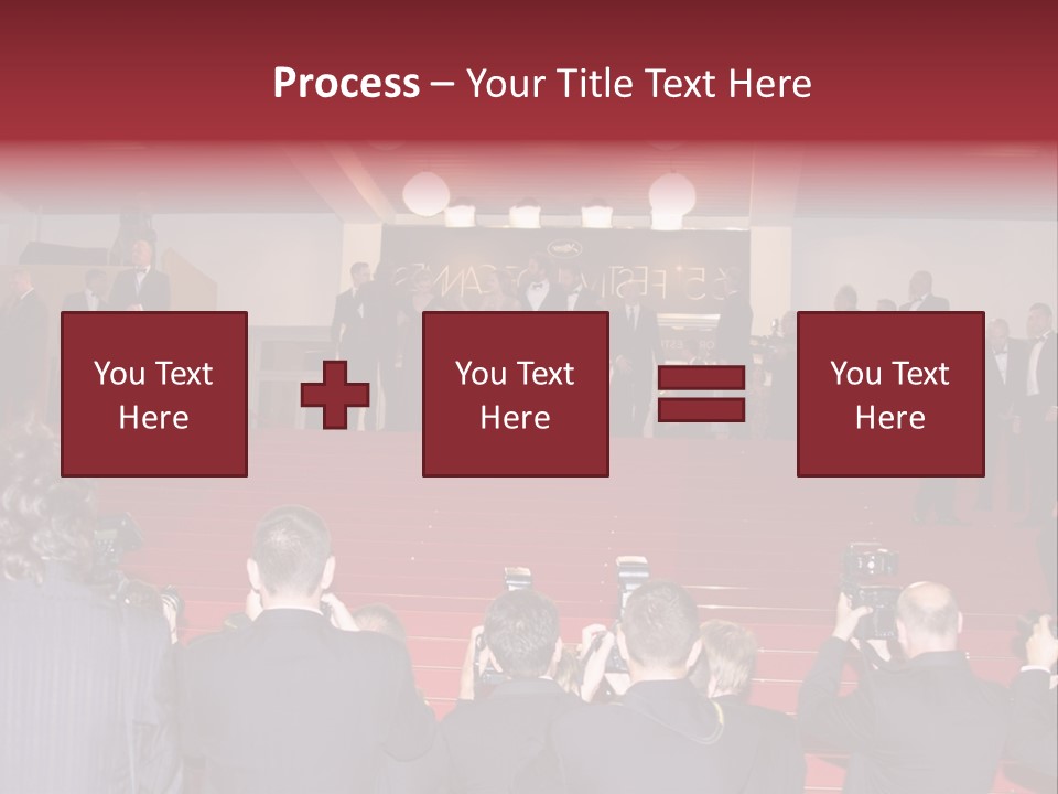 Many Picture White PowerPoint Template