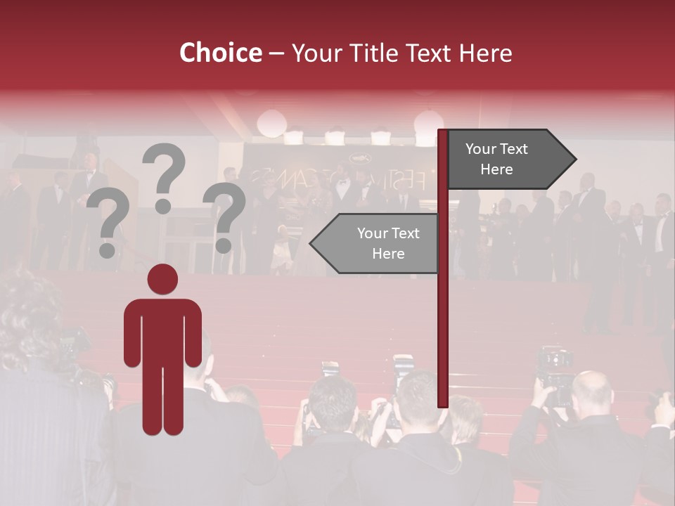 Many Picture White PowerPoint Template