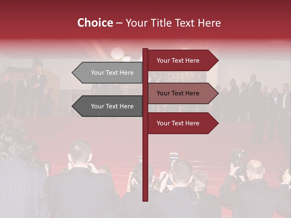 Many Picture White PowerPoint Template