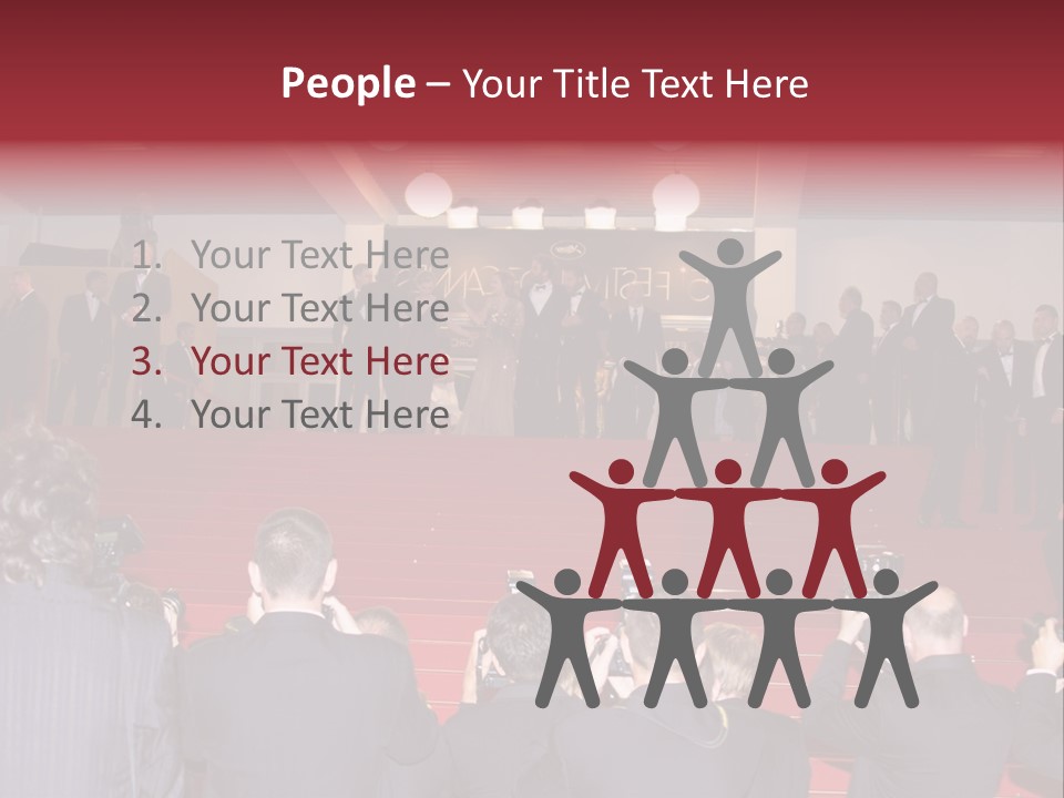 Many Picture White PowerPoint Template
