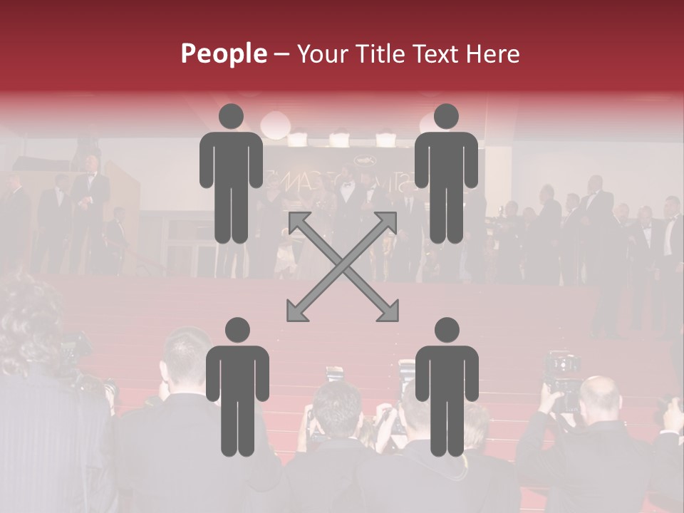 Many Picture White PowerPoint Template