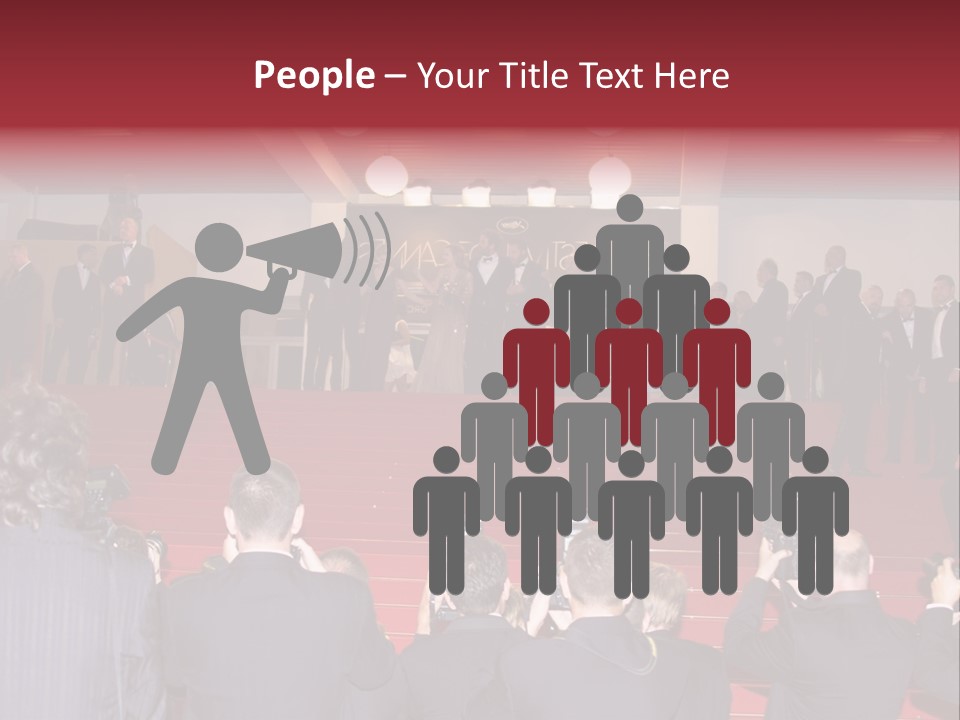 Many Picture White PowerPoint Template