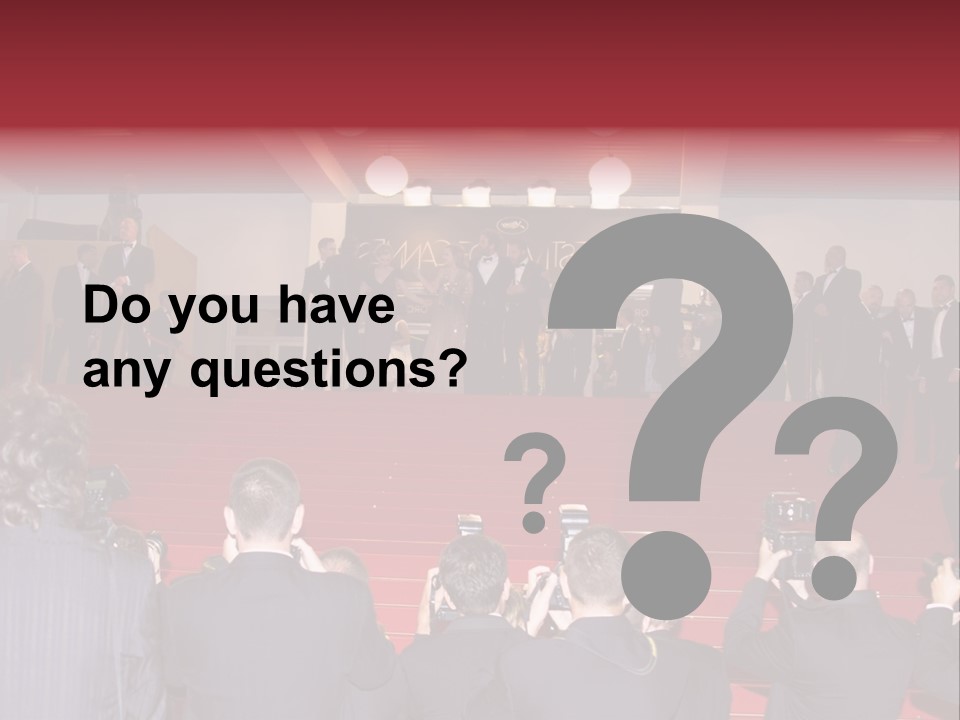 Many Picture White PowerPoint Template