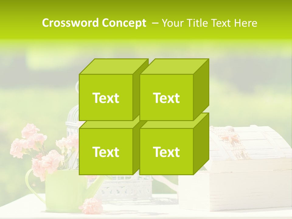 Picnic Fresh Plant PowerPoint Template