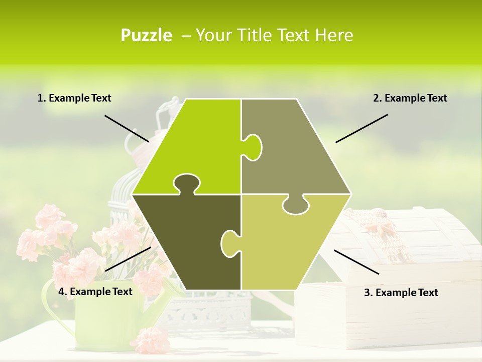 Picnic Fresh Plant PowerPoint Template