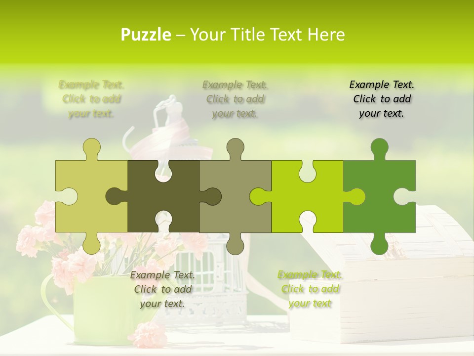 Picnic Fresh Plant PowerPoint Template