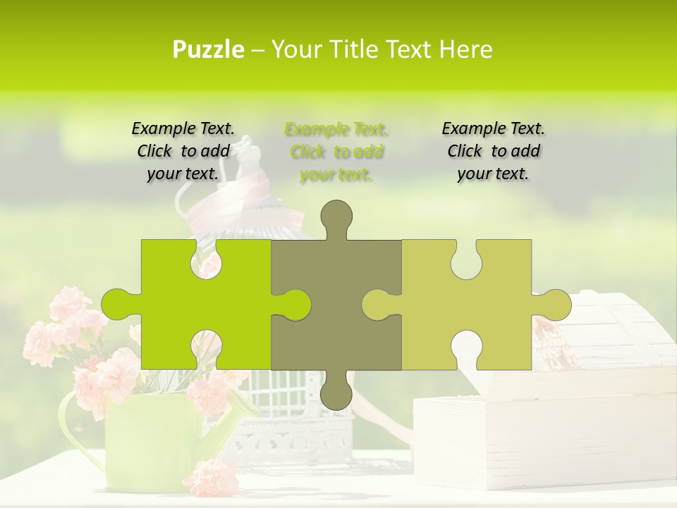 Picnic Fresh Plant PowerPoint Template