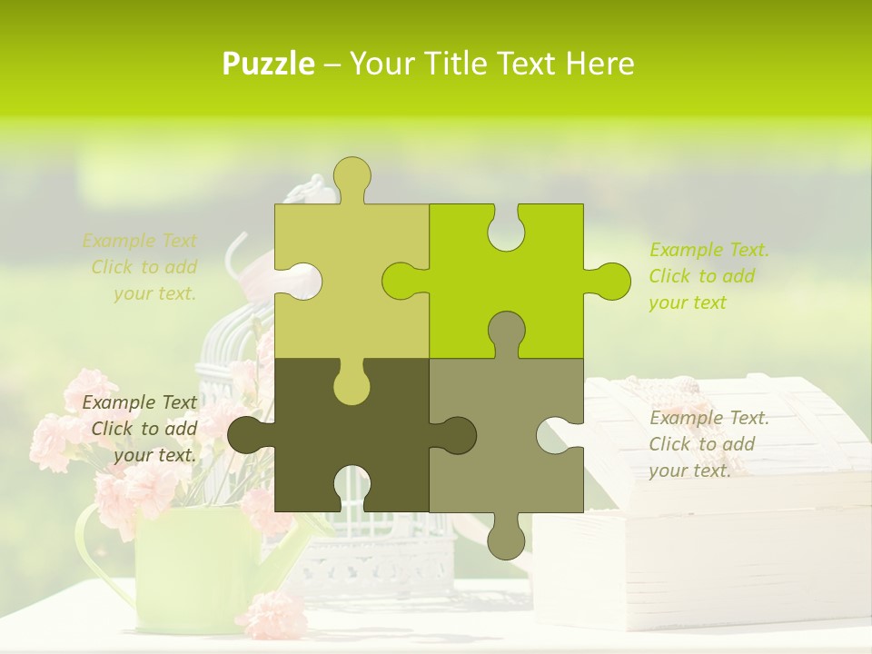 Picnic Fresh Plant PowerPoint Template