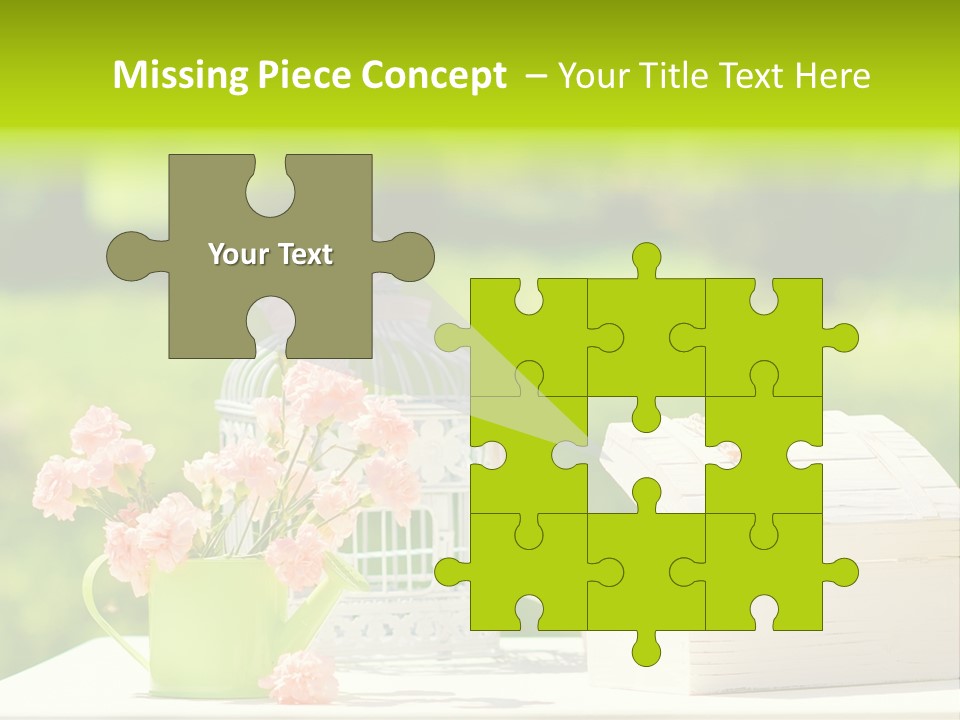Picnic Fresh Plant PowerPoint Template